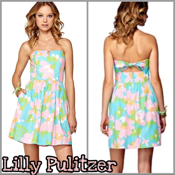 Lilly Pulitzer Dresses & Skirts - Lilly Pulitzer | Richelle Tie Back Dress SZ 00